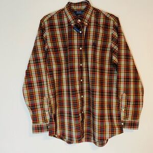 Polo by Ralph Lauren Men's Colorful Plaid Button-Down Shirt, NEW, XL Classic Fit